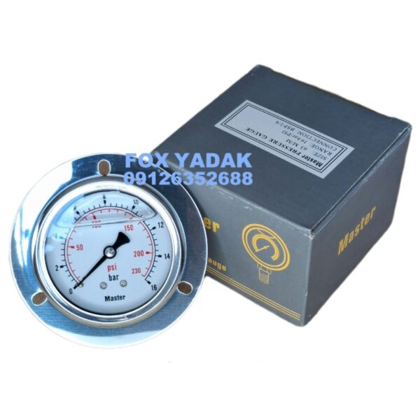 گیج باد گلیسیرین دار